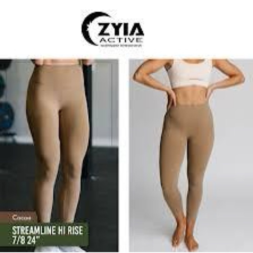 Zyia cocoa high rise leggings size 14-16